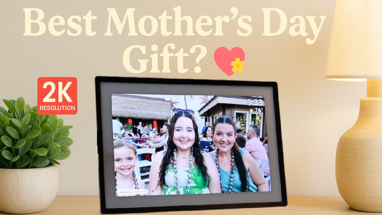 pexar The Best 2K Digital Picture Frame for Mother's Day!