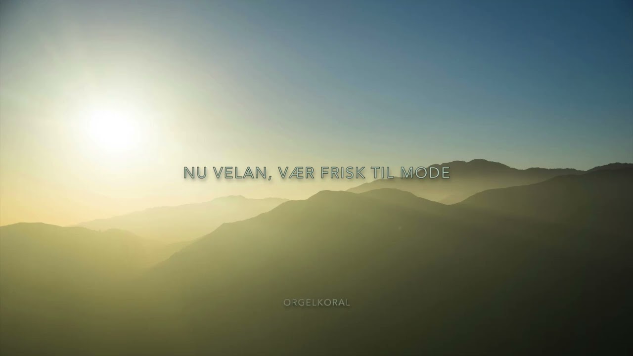Nu velan, vær frisk til mode