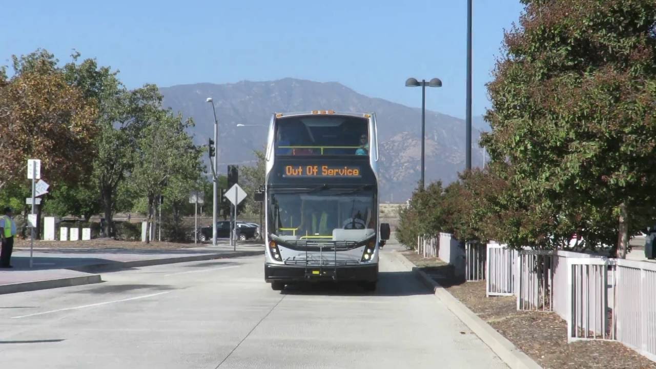Foothill Transit Test Bus   Alexander Dennis ENVIRO 500 Double  Decker Bus Part 1