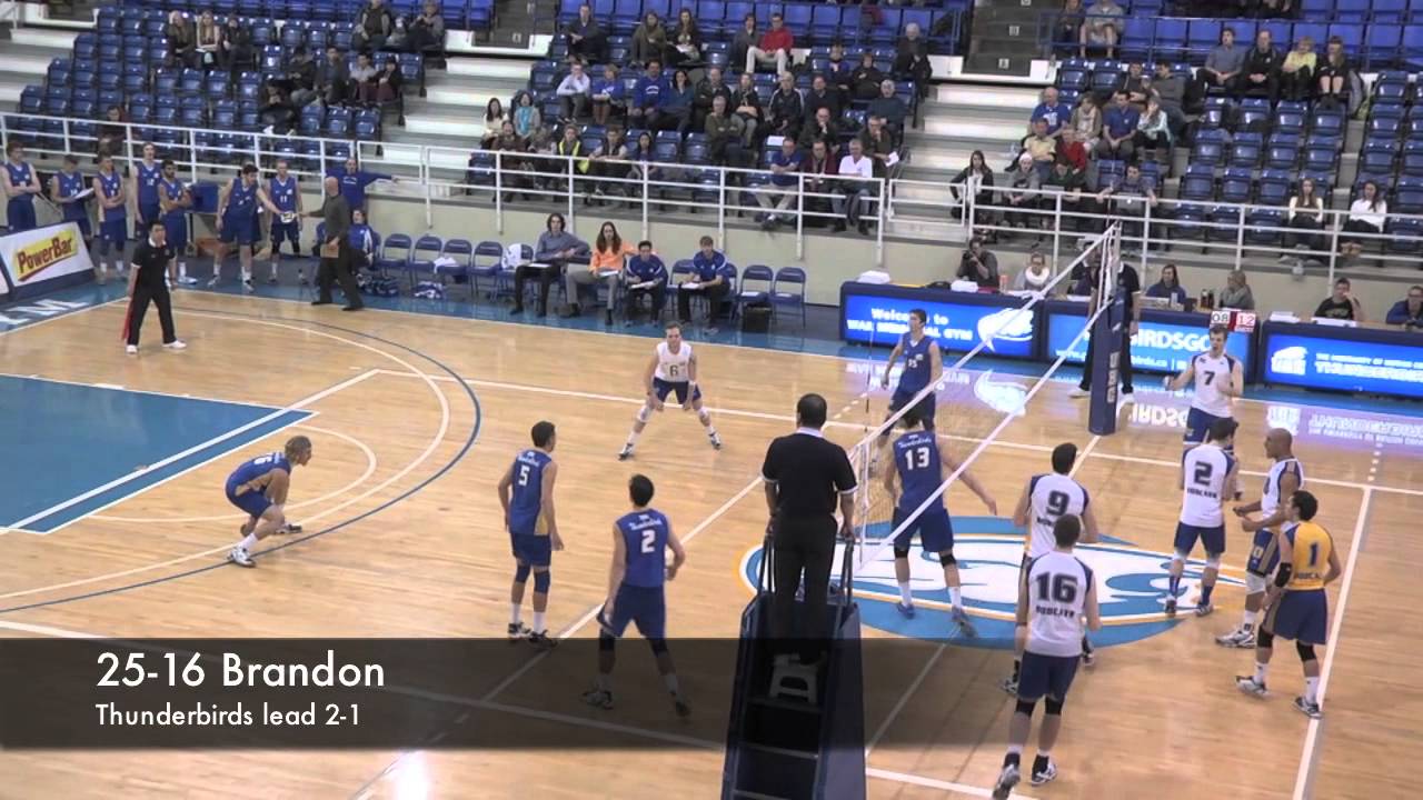 UBC vs Brandon - Canada West QF Game 1 Men's Volleyball