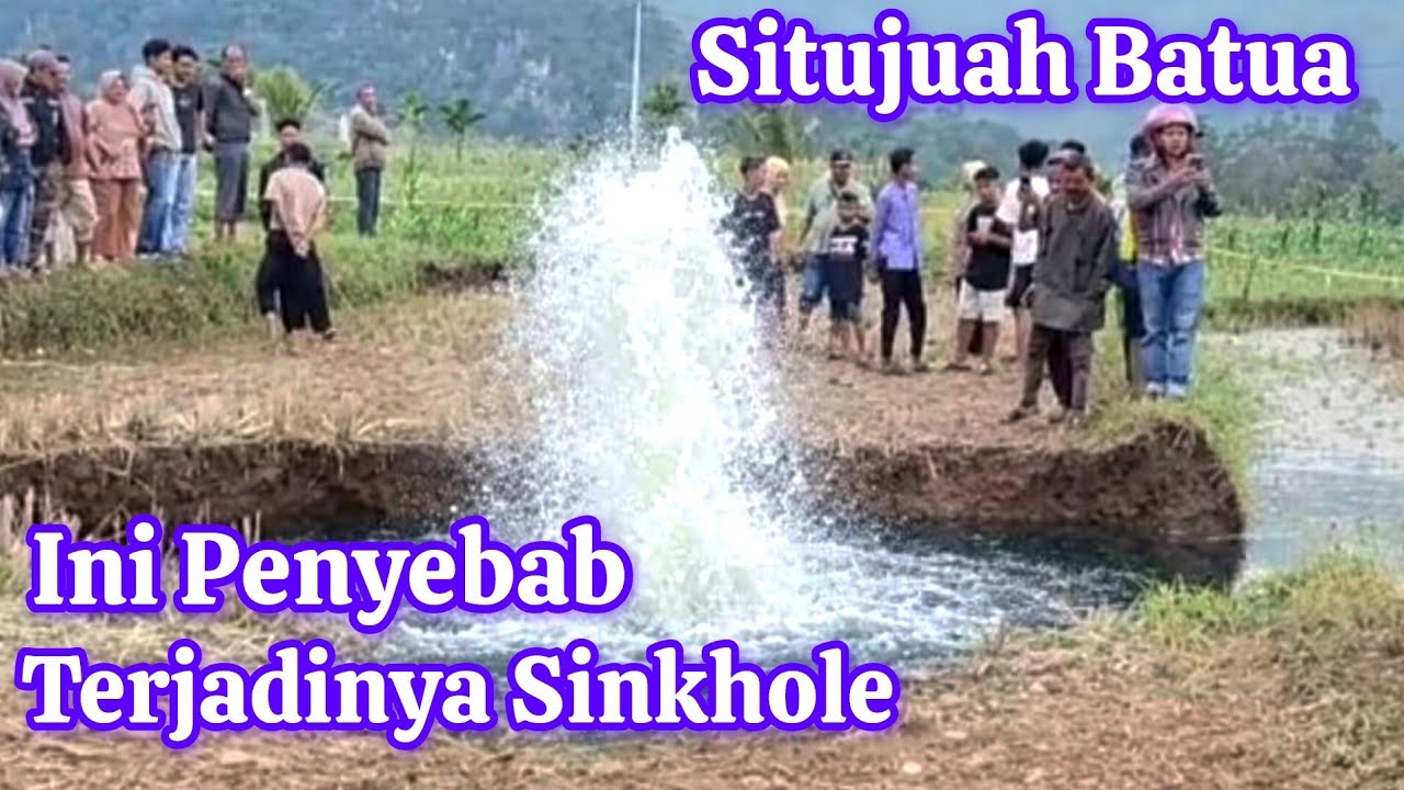 Ternyata ini penyebab terjadinya sinkhole di Situjuah Batua Lima Puluh Kota