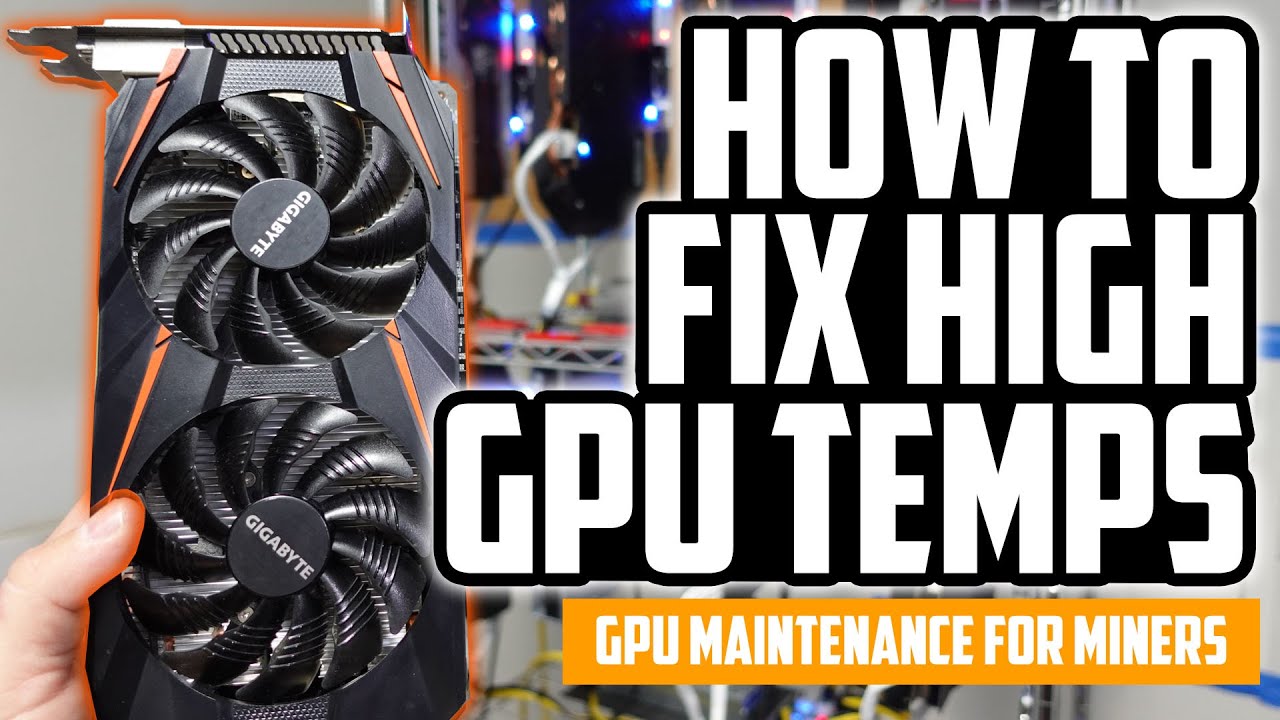 How to Fix High GPU Temperatures
