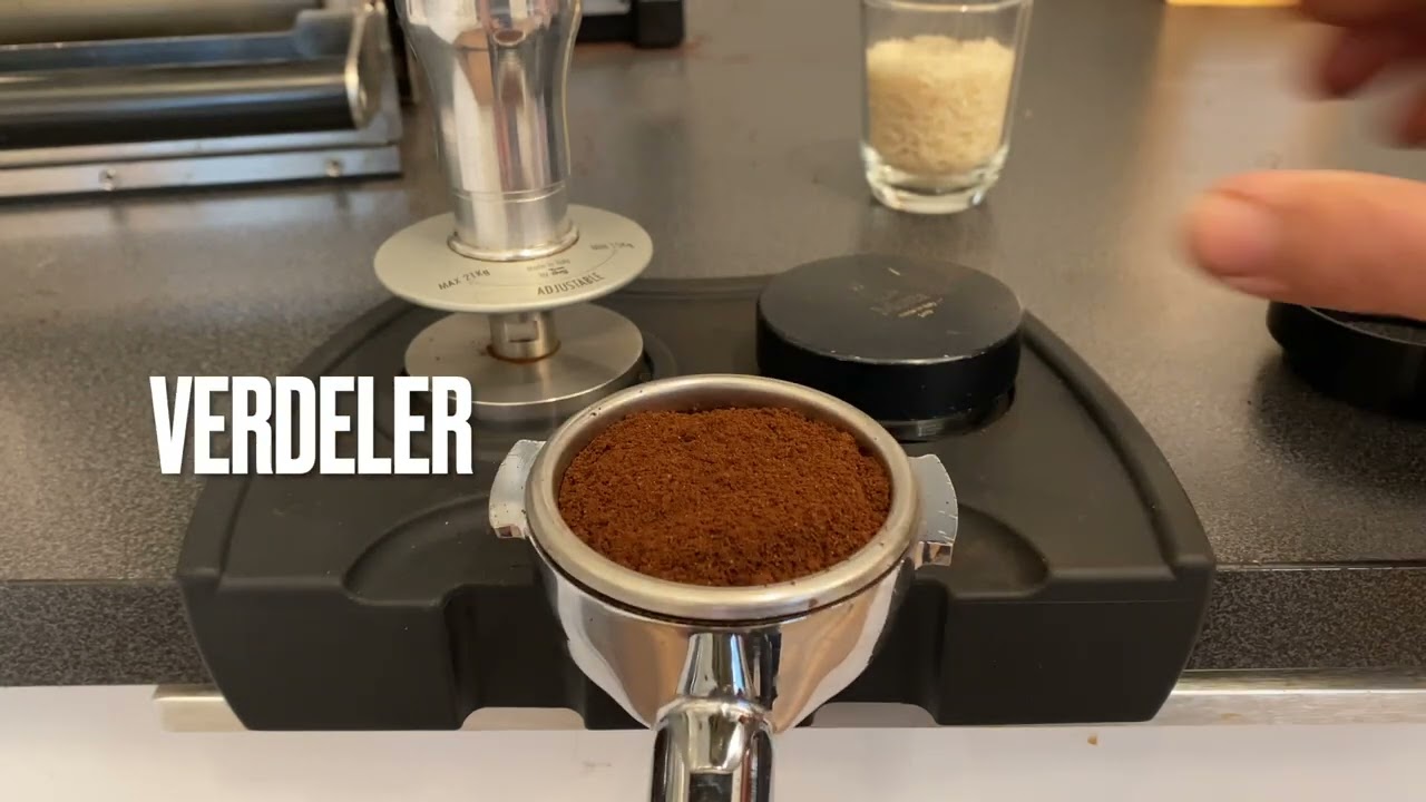 Barista tools. Funnel, WDT Tool, Verdeler, Dynamic Tamper