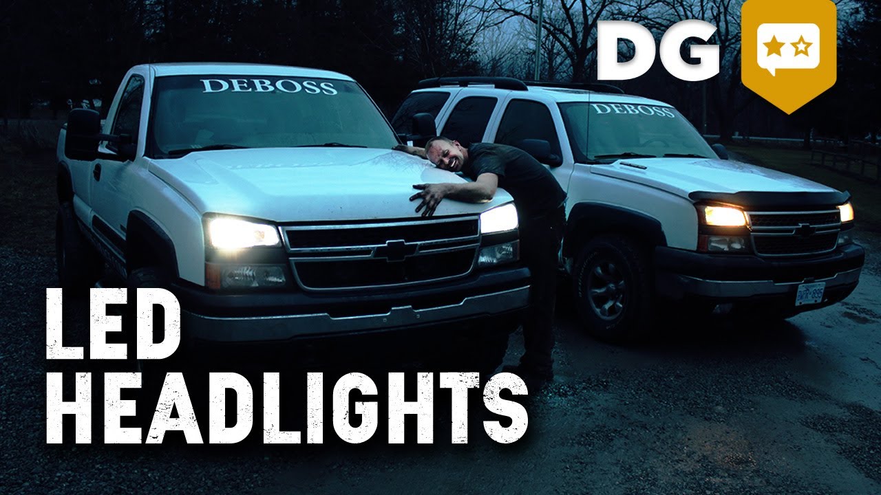 COMPARISON: Auxbeam LED Headlight Kit (F-16 Series) vs Stock Halogens