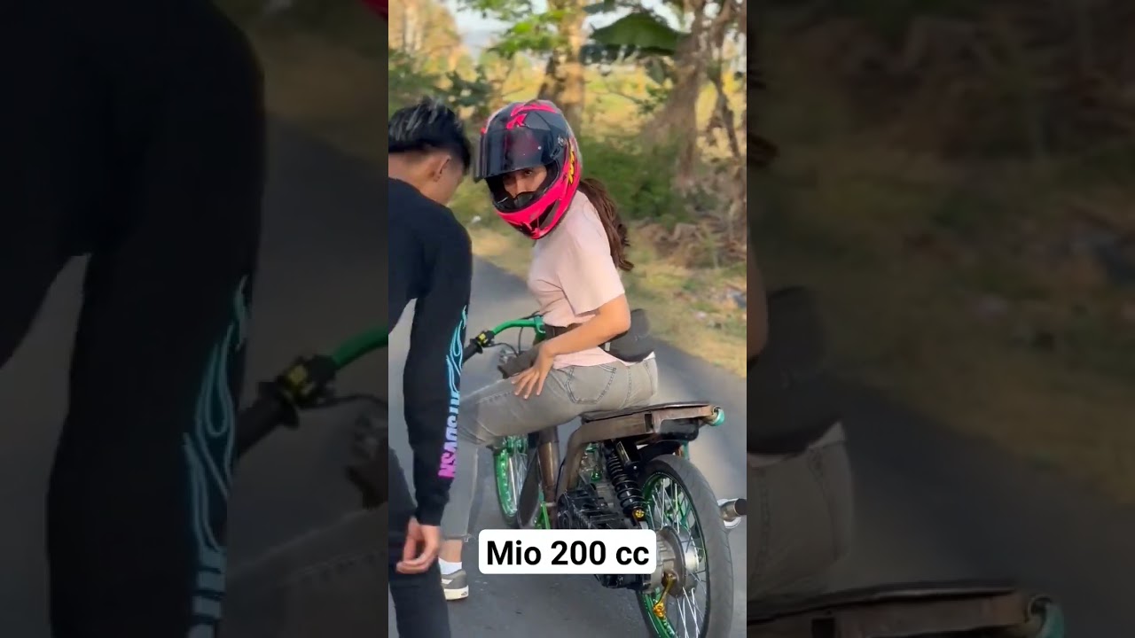 CEWE SETING MIO 200 CC ‼️🔥 #drag  #youtubeshorts #shorts #mio200cc #miomirza