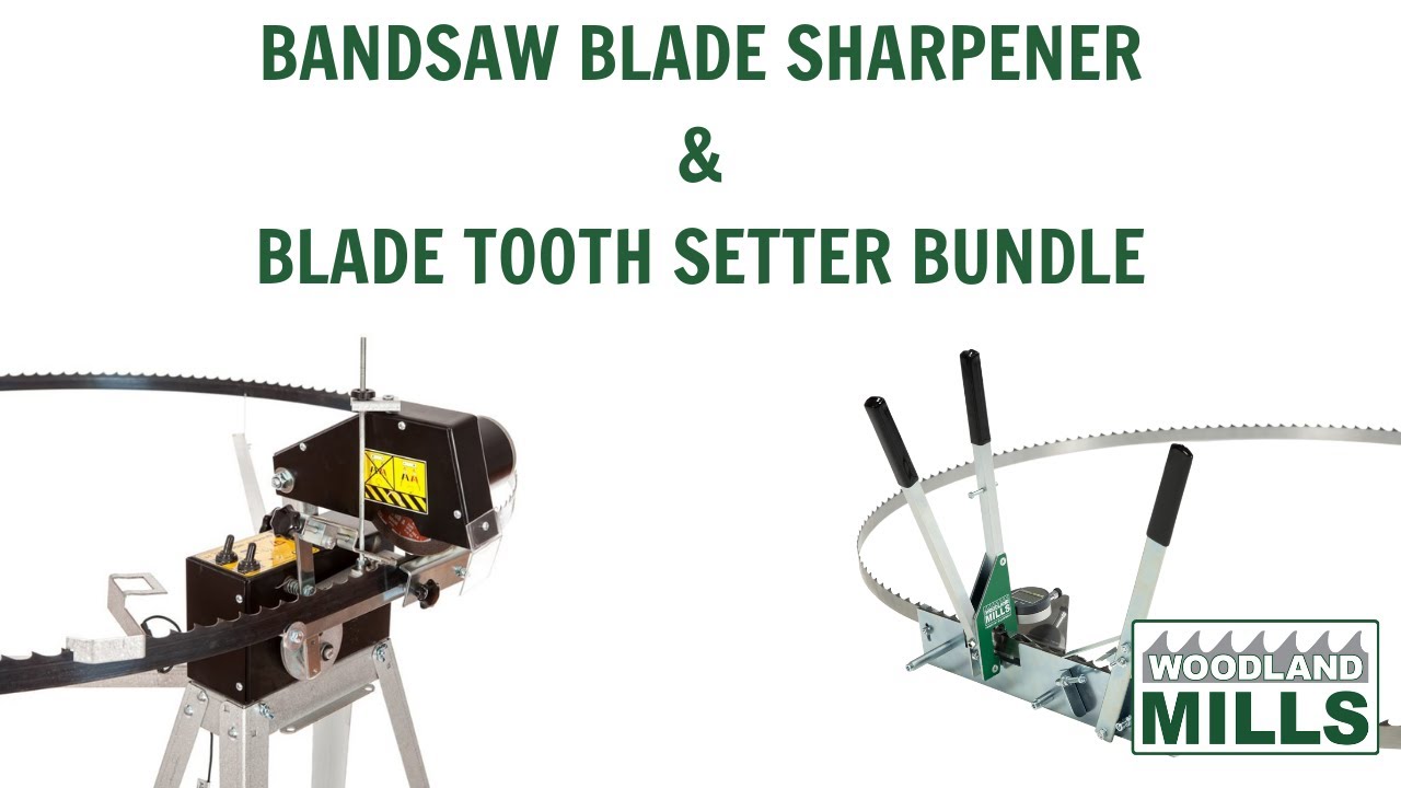 Woodland Mills Bandsaw Blade Sharpener & Blade Tooth Setter Bundle