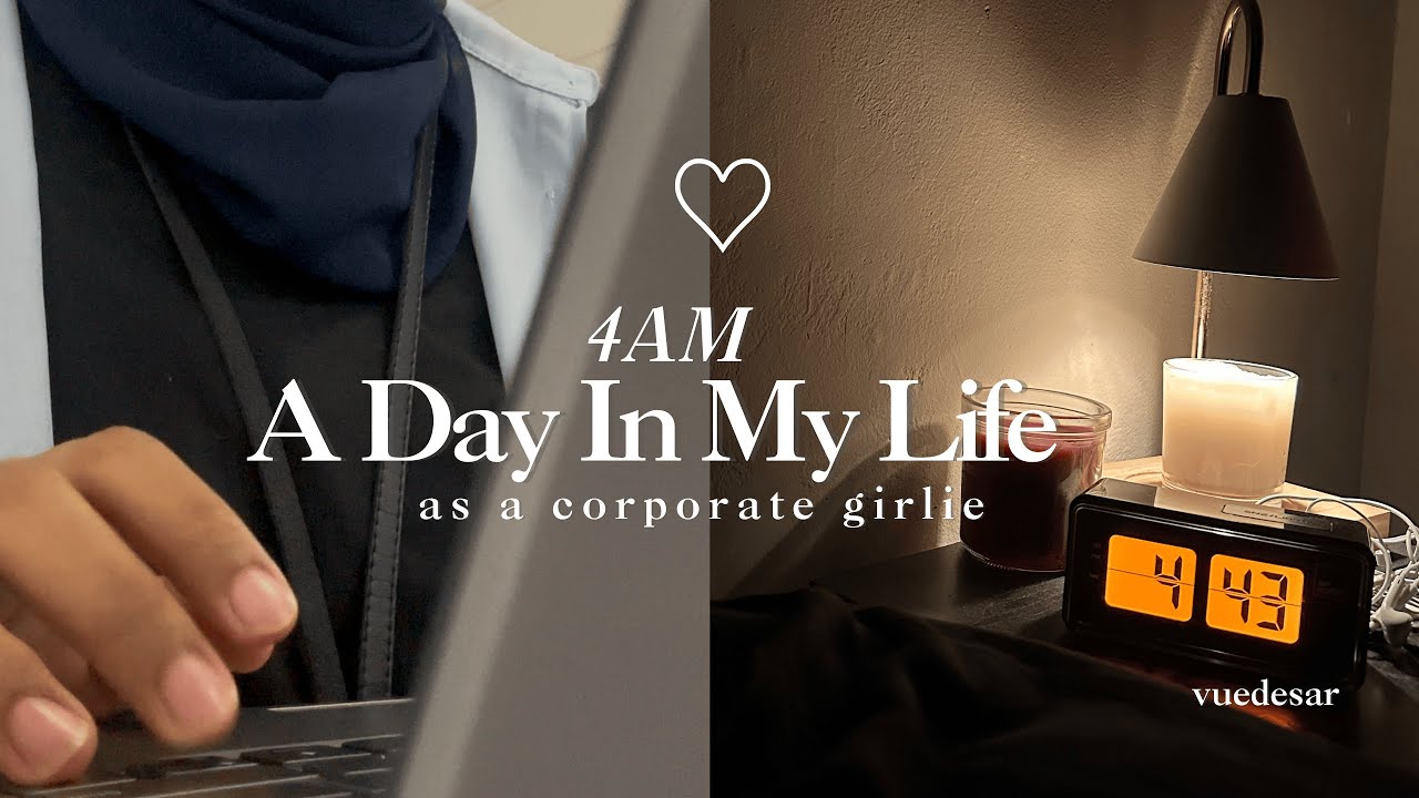 Adulting chapters in Jakarta | 4AM morning routine 🌙 for Ramadan, productive work life from 9 to 6