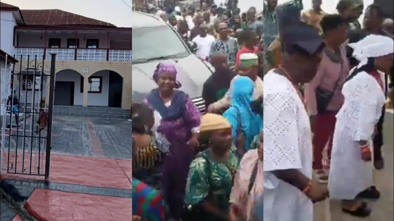 JUBILATION IN OYO AS ALAAFIN OYO OBA AKEEM OWOADE MOVE TO OLD PALACE AFTER RENOVATION 