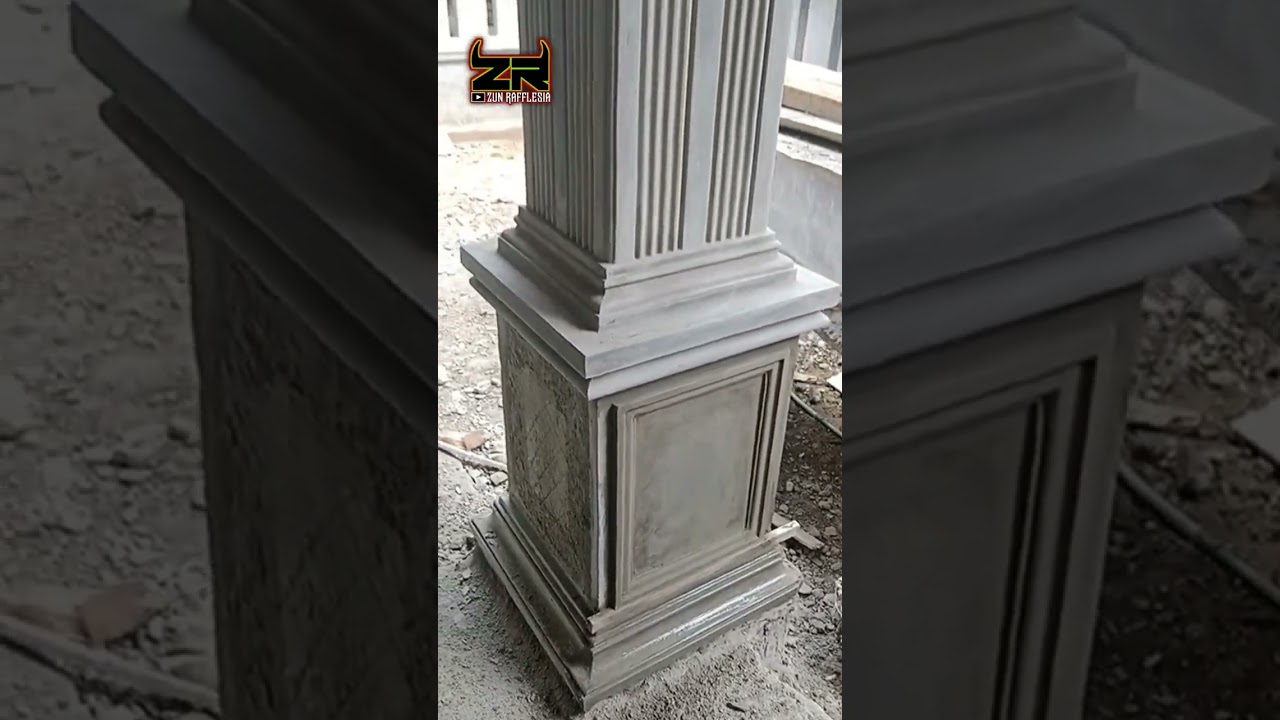 🔴 seperti ini jadinya ❗  kalau pemula nekat relief tiang rumah. #shorts #ZUNRafflesia