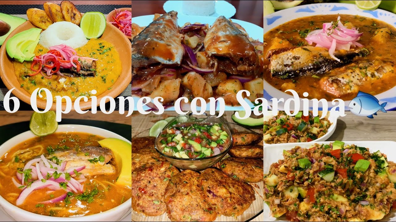 6 OPCIONES PARA PREPARAR SARDINA