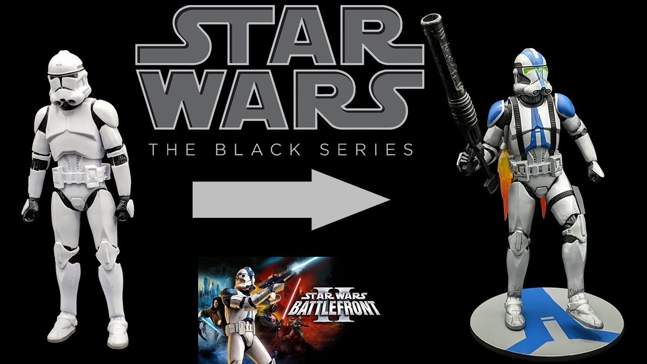 Star Wars Black Series Jet Trooper Custom