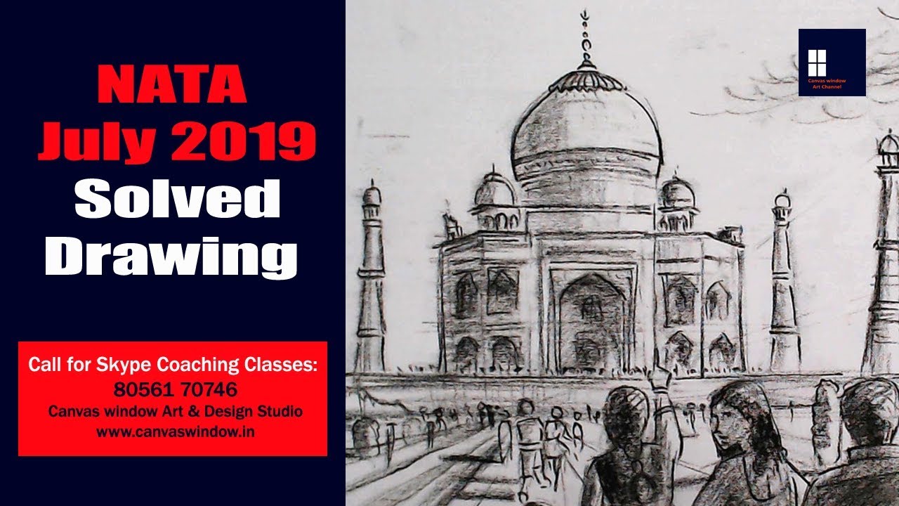 NATA 2019 Solved Drawing
