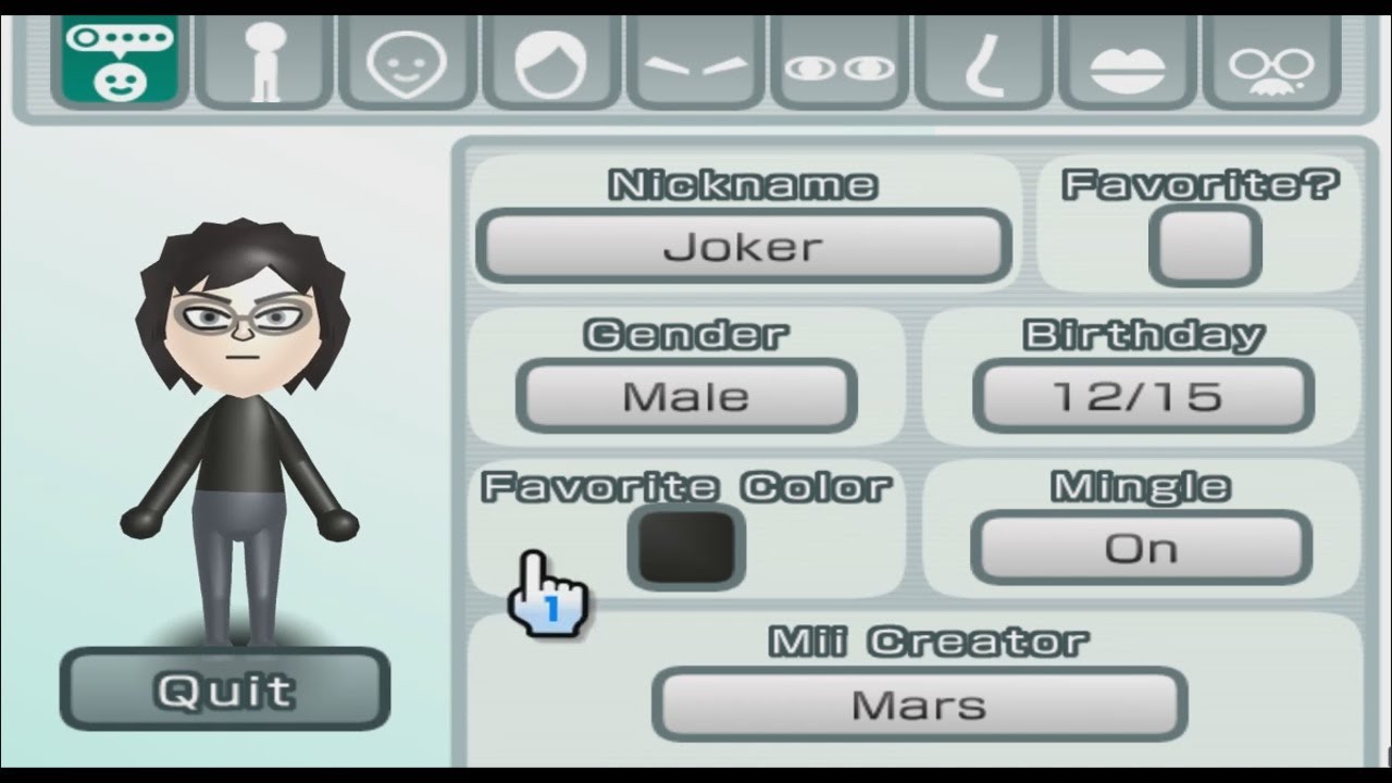 Joker - Persona - Mii 1402