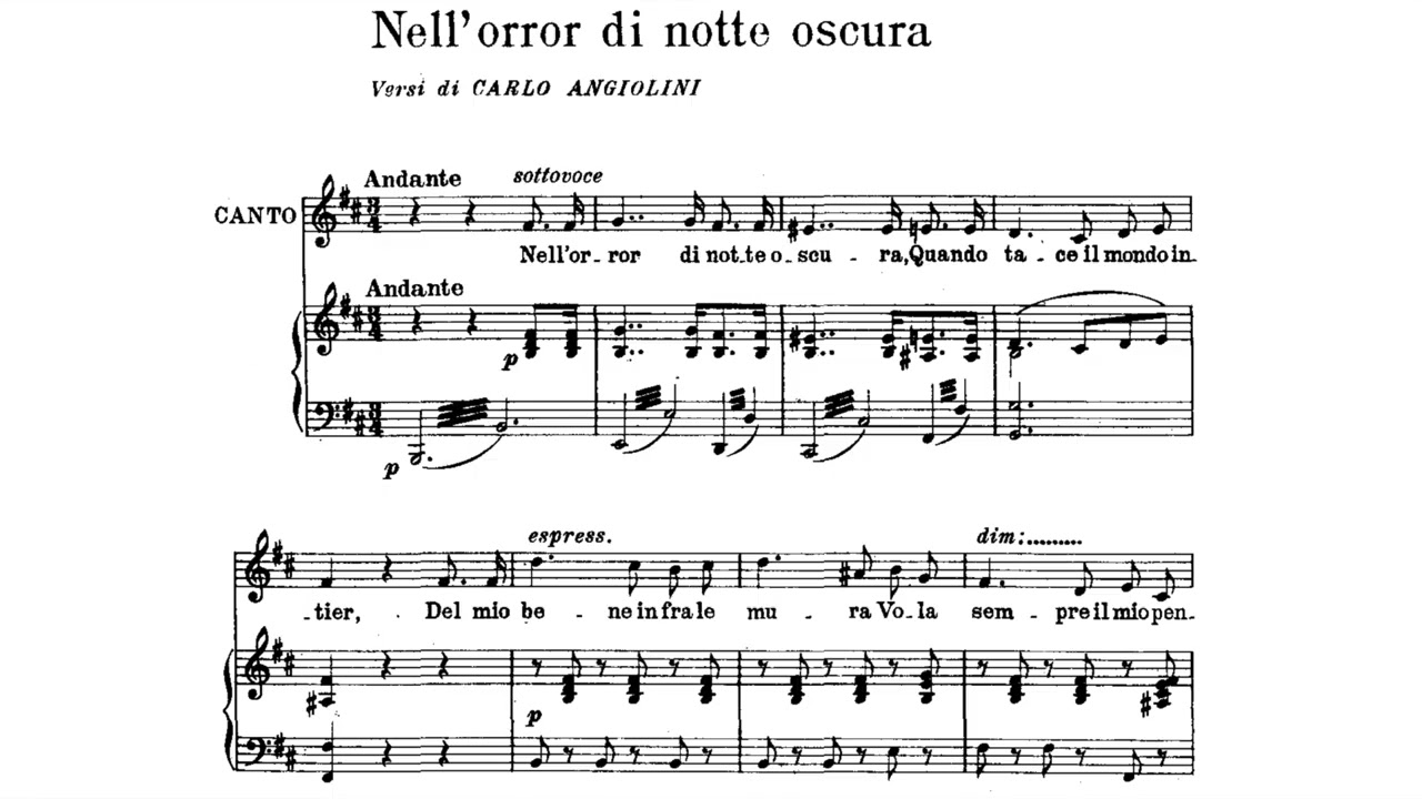 Verdi- Art Songs for Voice and Piano (Score)