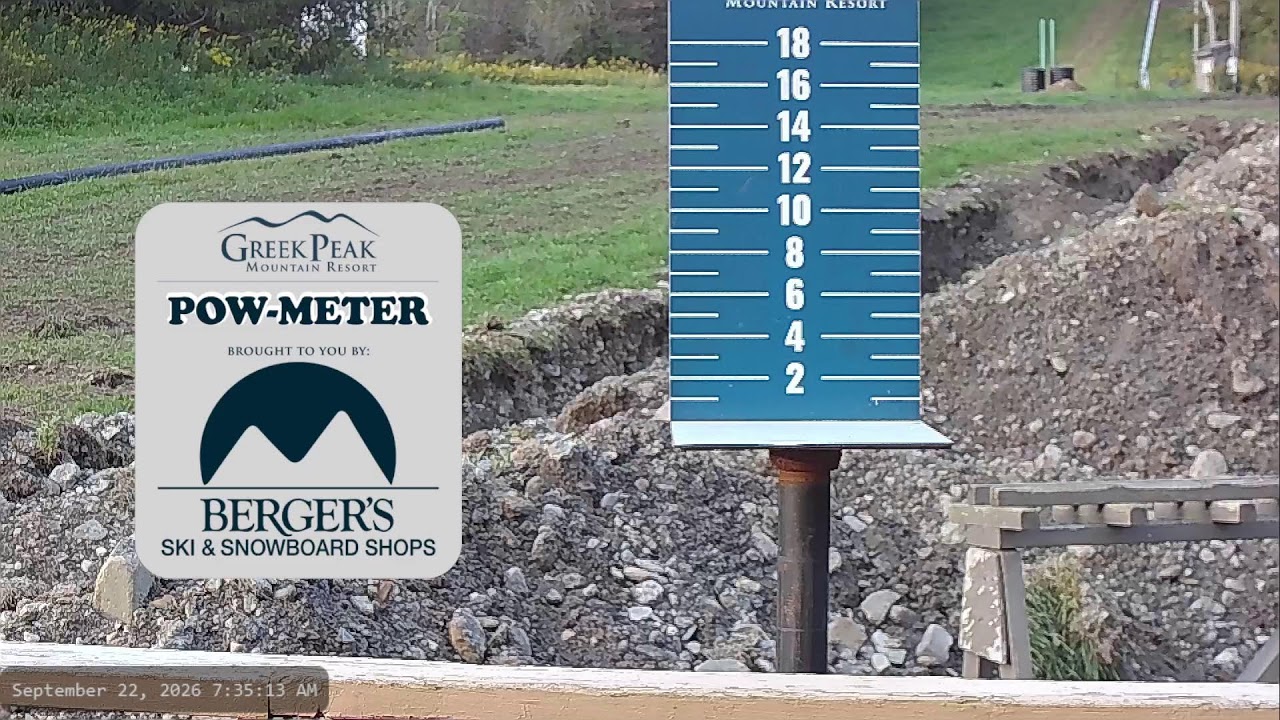 Greek Peak Mountain Resort - Snowfall Cam