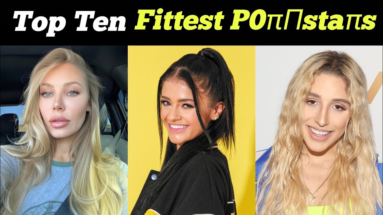 Top Ten Fittest actresses, Prnstar and Influencers | Top Ten Gym Enthusiast actresses 