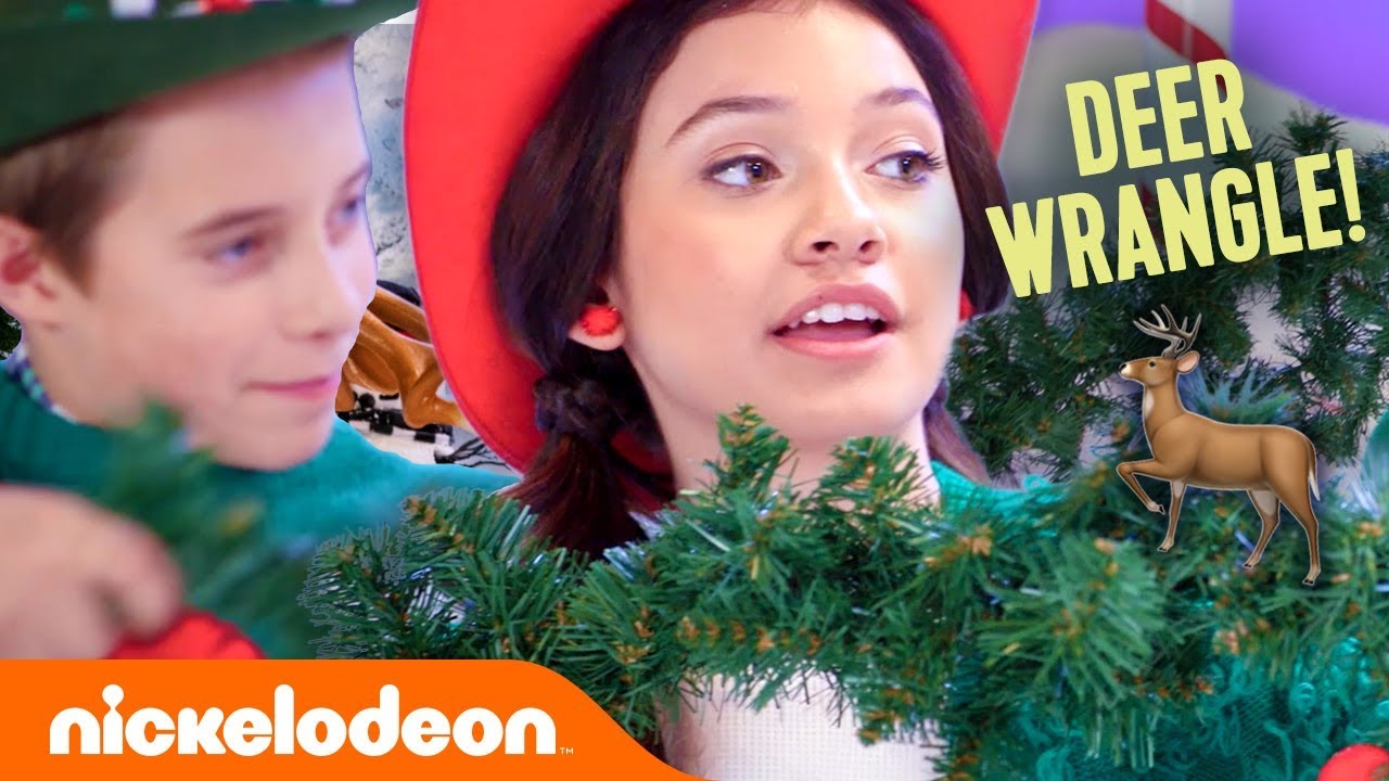 Wrangling REINDEERS w/ Gavin Magnus & Sophie Michelle! 🦌 Nick Holiday Melee Episode 3 | Nick