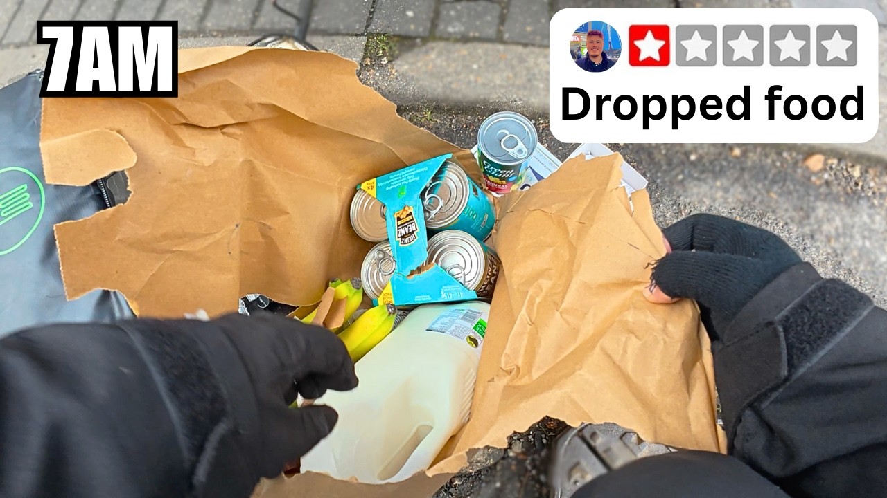Starting my Shift at 7AM! Sunday Morning Delivering in London - This was DISGUSTING! 🤢