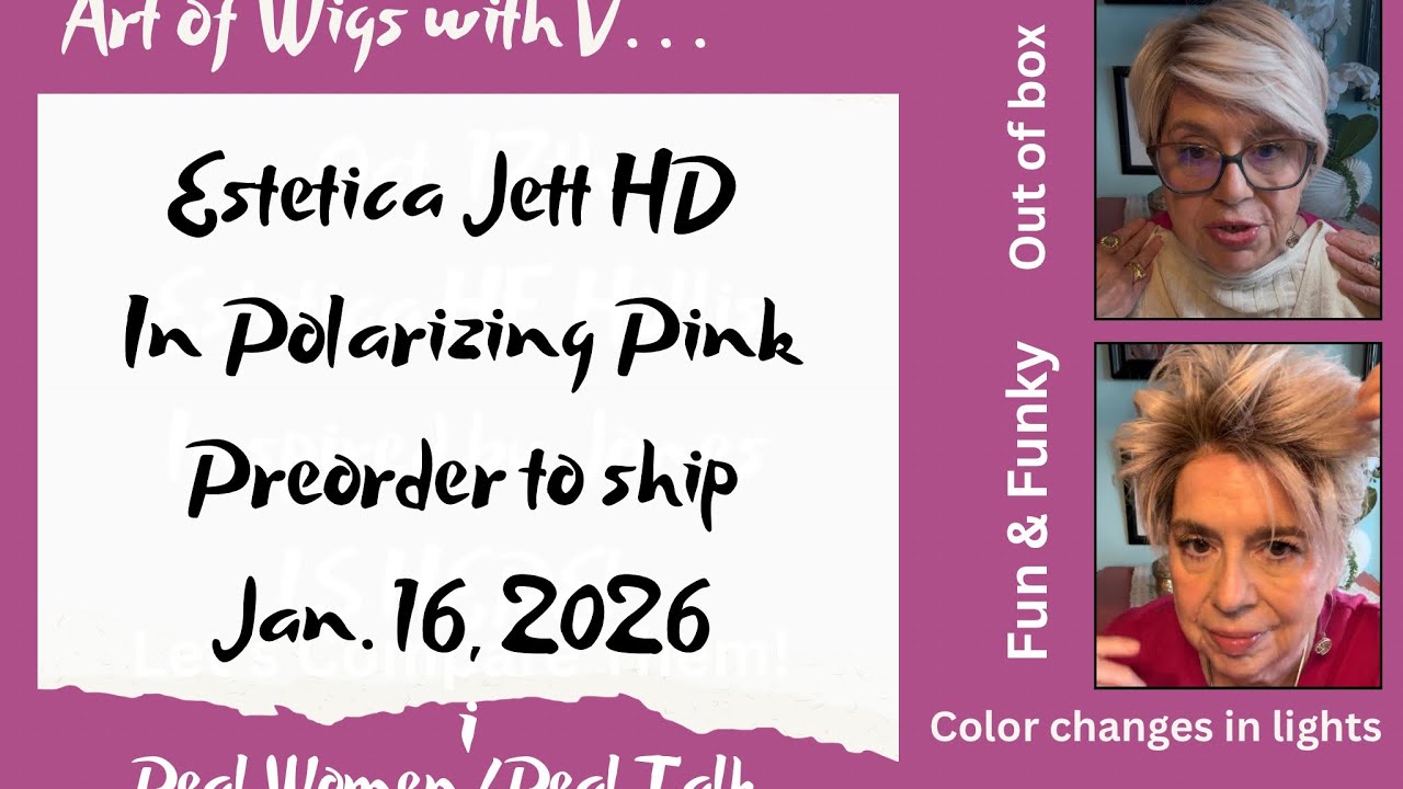 Новый термостойкий парик Jett от Estetica: новый цвет, Polarizing Pink. Присоединяйтесь ко мне, ч...