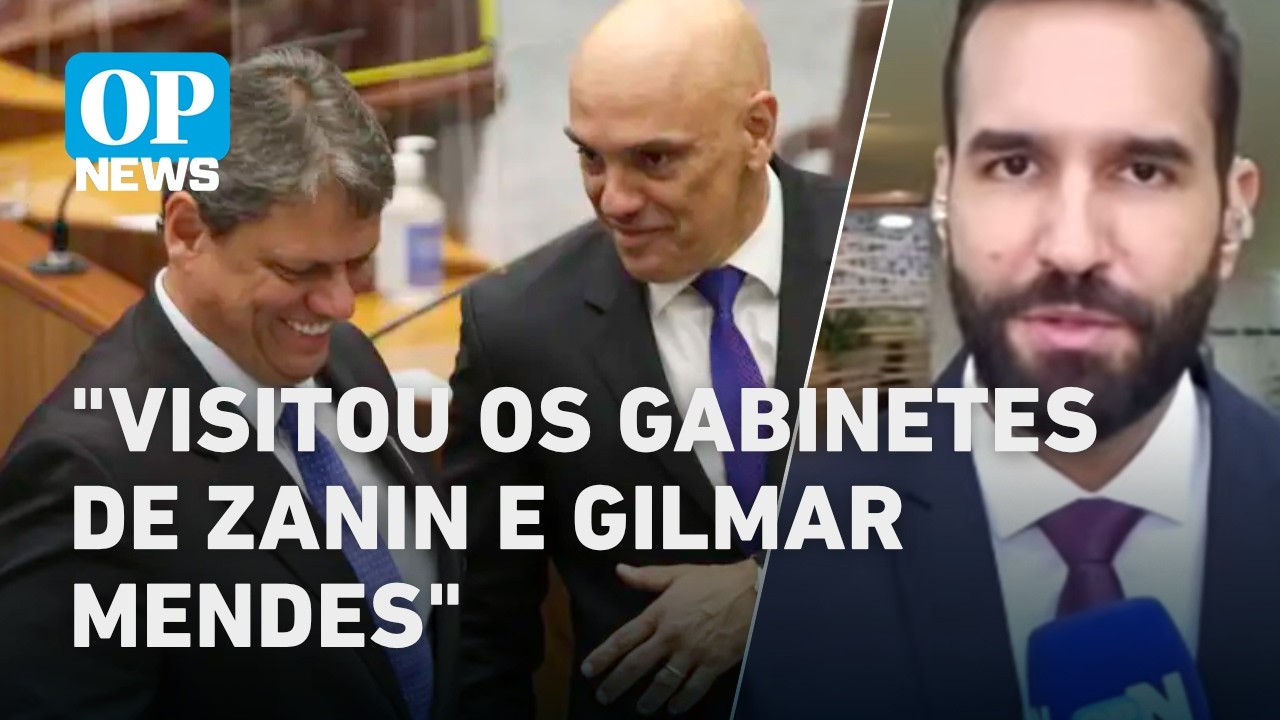 Tarcísio vai a Brasília e se reúne com ministros do STF para tratar sobre dívidas de SP |O POVO NEWS