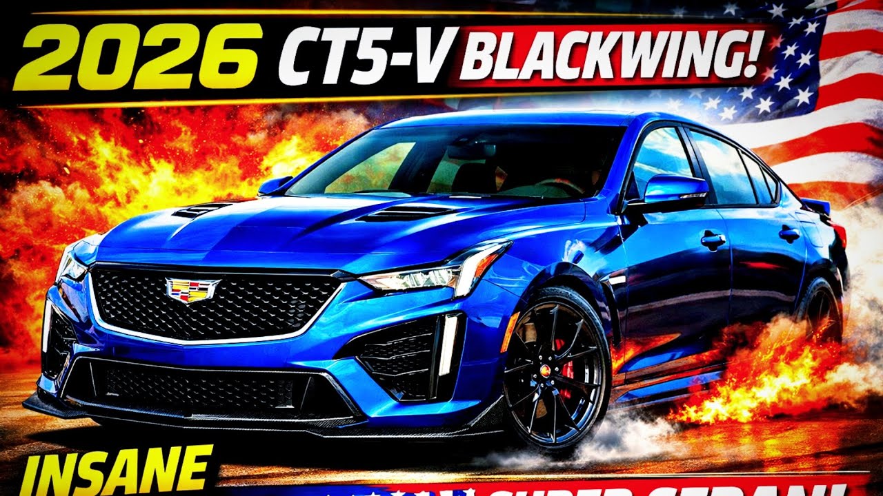 2026 Cadillac CT5-V Blackwing Is INSANE – America’s Last V8 Super Sedan || Best Luxury Cars 