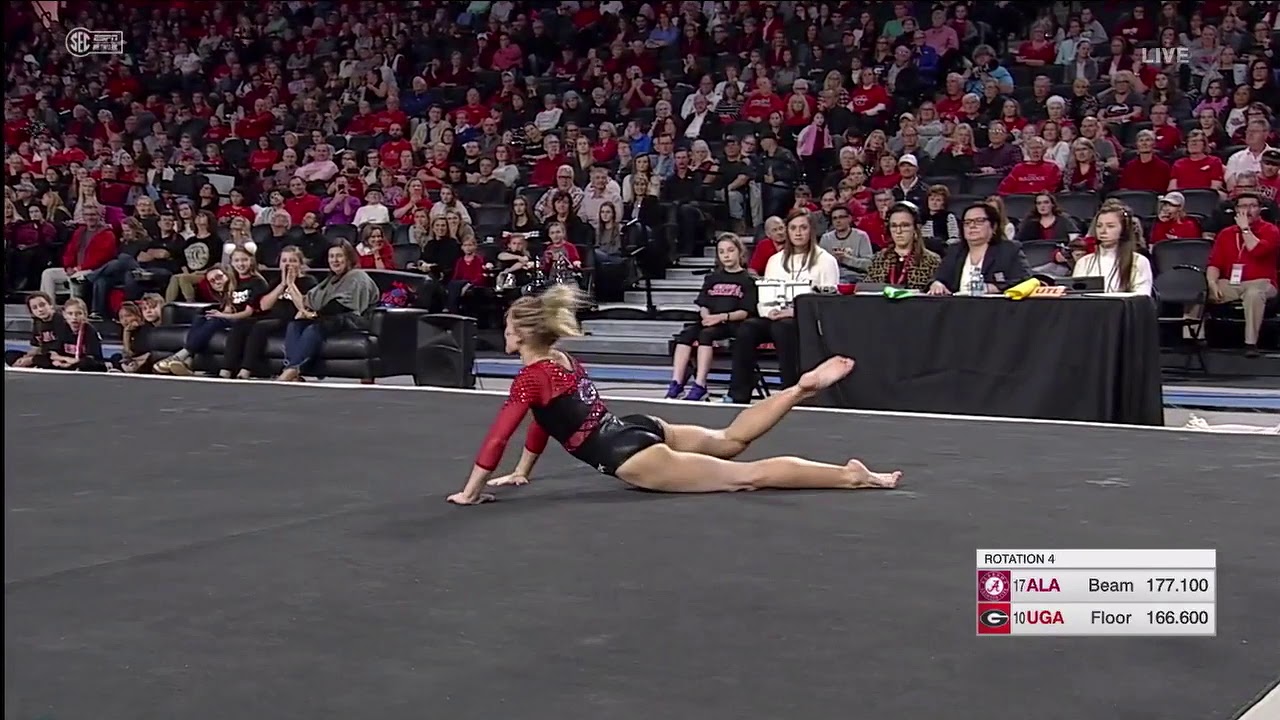 Sydney Snead (Georgia) 2019 Floor vs Alabama 9.925