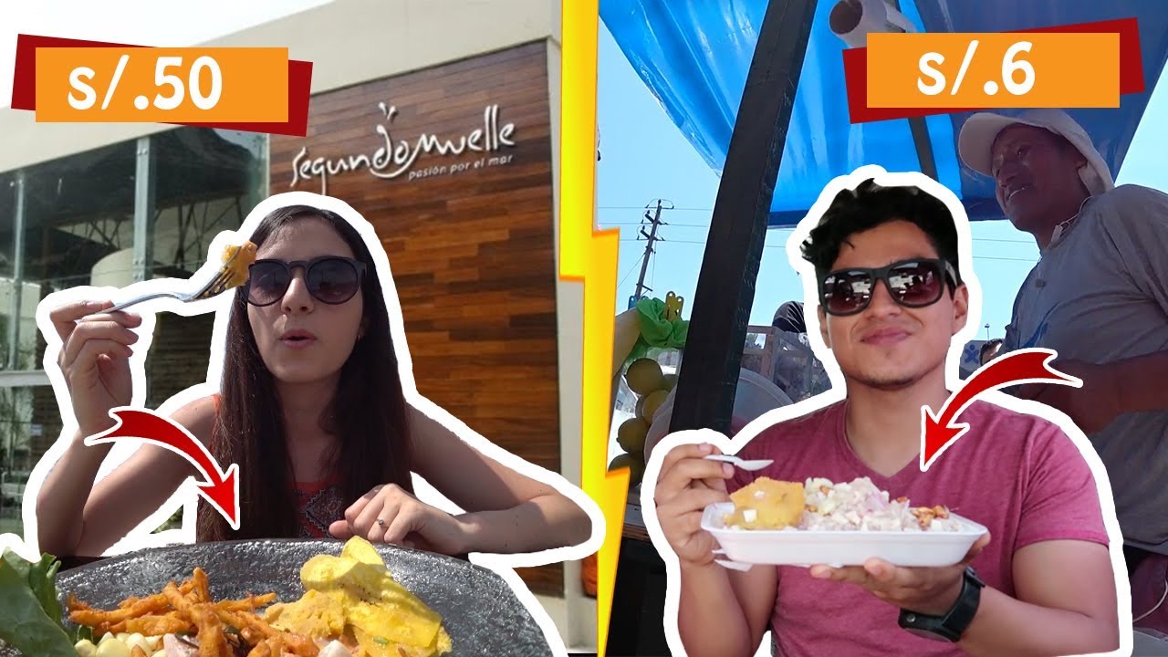S/.50 CEVICHE CARRETILLERO Vs S/.6 CEVICHE CARRETILLERO!!!