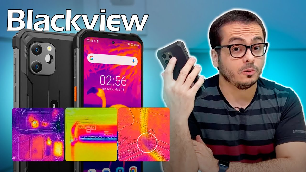 CELULAR COM C&Acirc;MERA T&Eacute;RMICA DA FLIR - BLACKVIEW BV8900 - MEDINDO TEMPERATURA DO PC GAMER