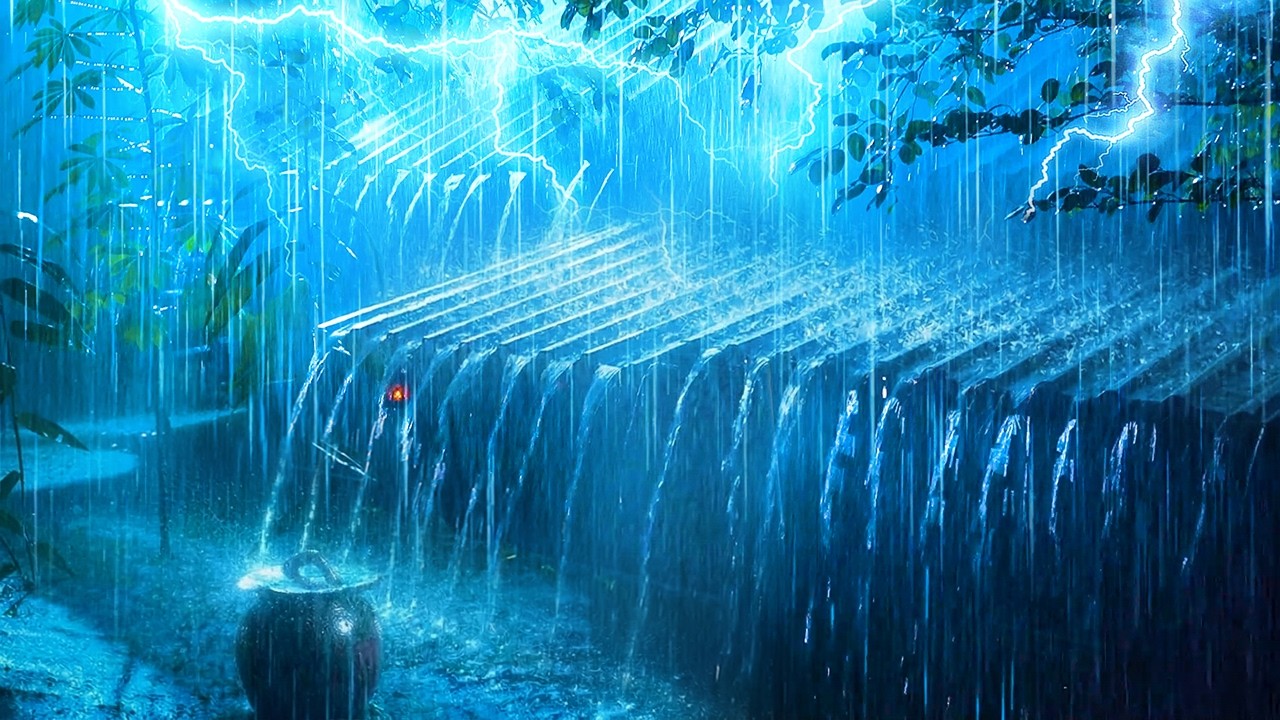 Fall Asleep Instantly on a Stormy Night with Intense Rain & Thunder on a Tin Roof