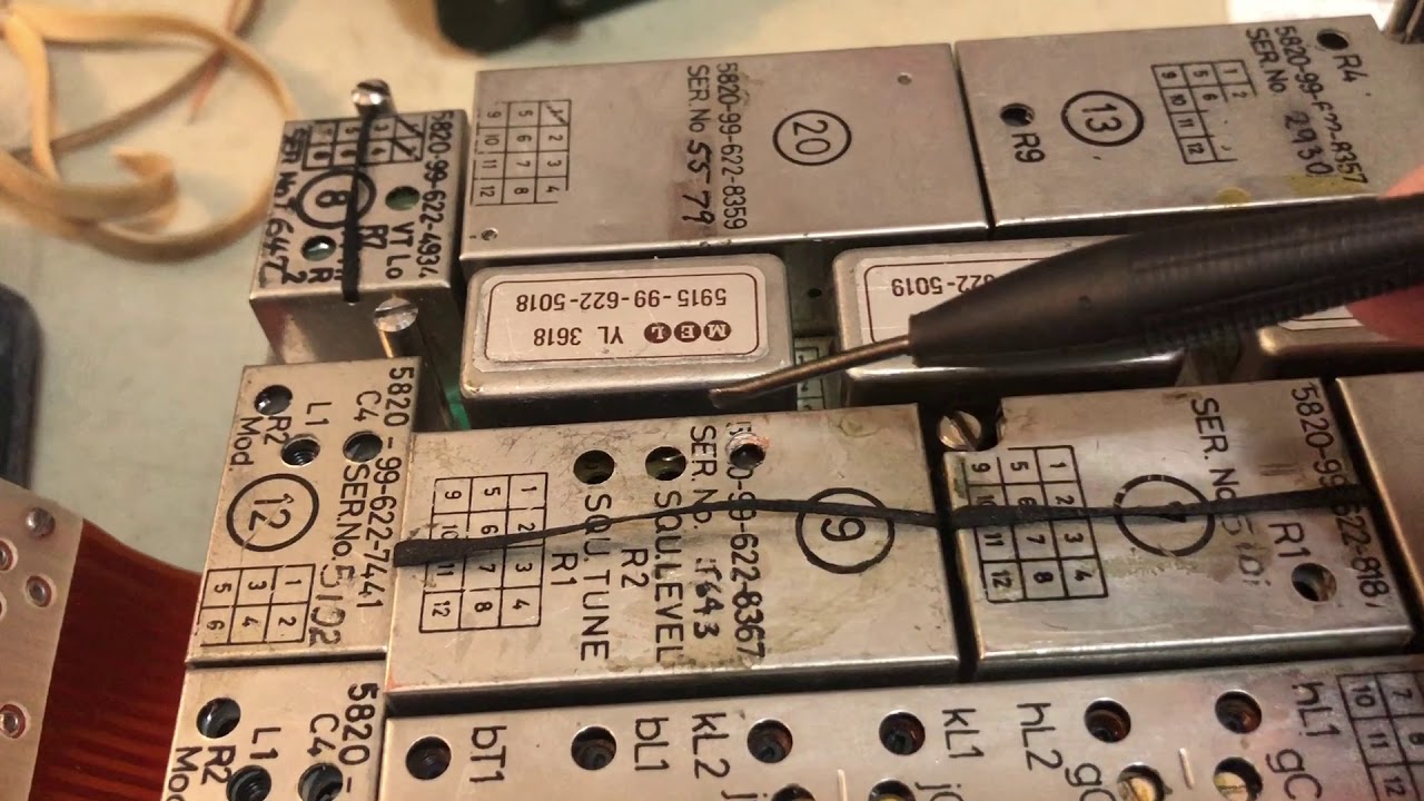 VK2PRC Clansman 351 Squelch adjustment