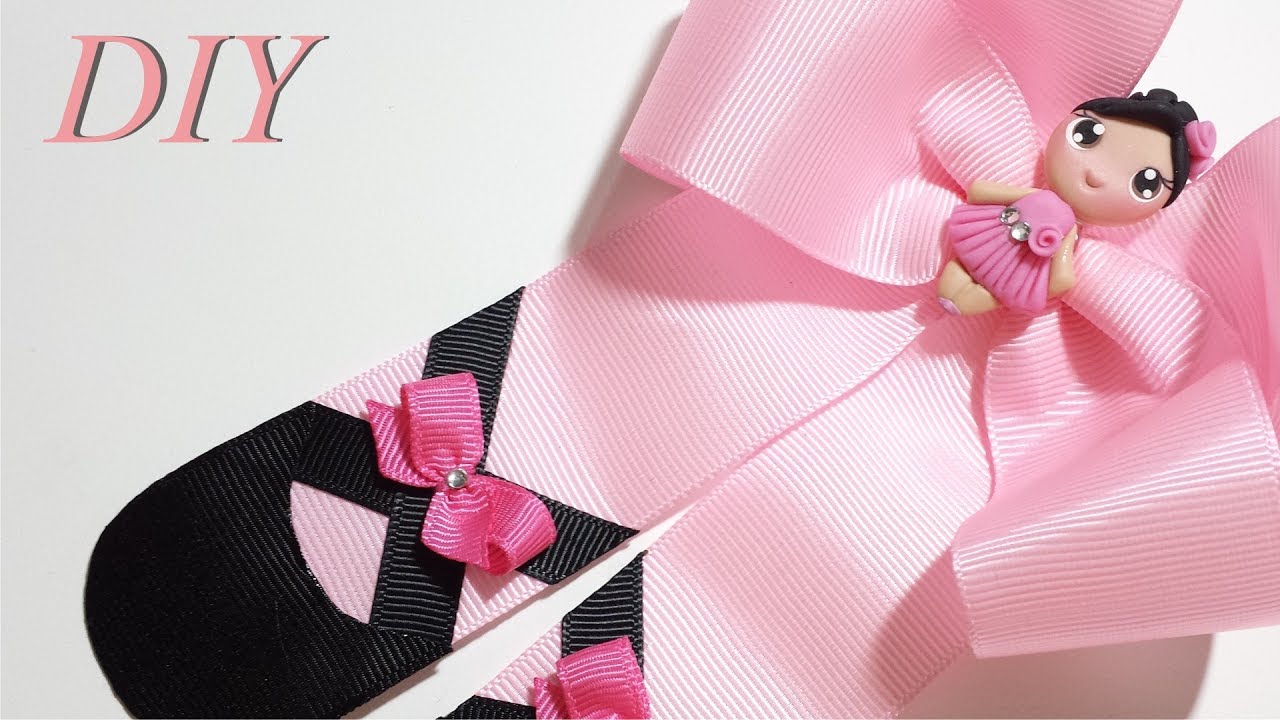 Como Hacer Lazos 🎀  DIY #129 Lazo de Zapatilla de ballet Tutorial