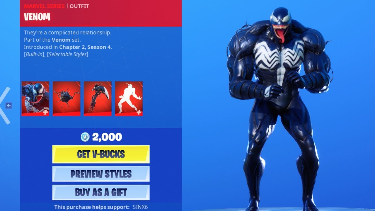 *NEW* VENOM Bundle..! (Item Shop) Fortnite Battle Royale