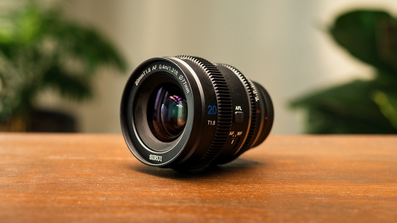 Objetivo ANAMÓRFICO con AUTOFOCUS | Sirui 20mm T1.8 1.33x