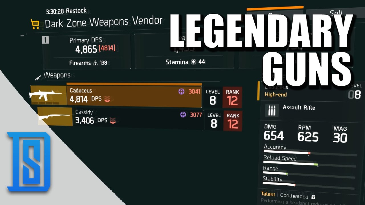 Tom Clancy's The Division - Closed Beta - FINDING LEGENDARY WEAPONS (PC Ultra Graphics)