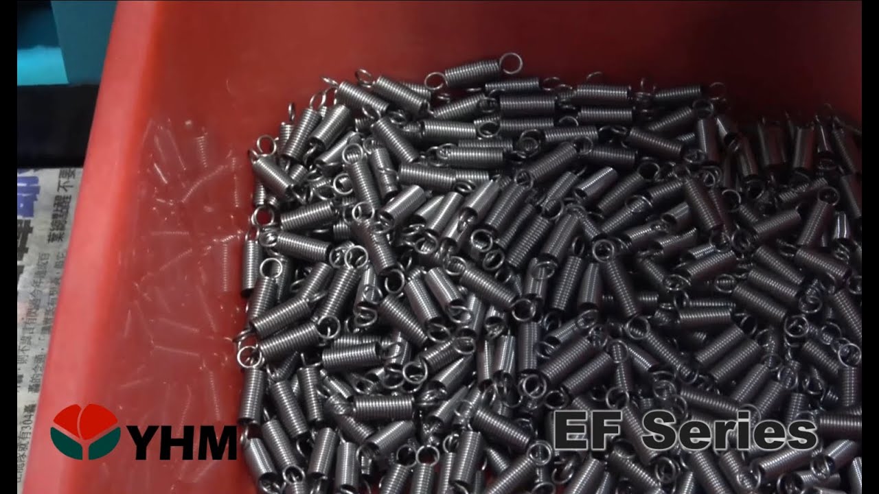 Resorte de extensión W.D 0.8 mm ｜ Máquina de resorte de extensión CNC Gancho inglés EF-210A｜YHM