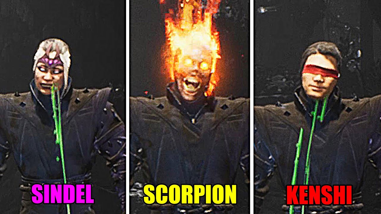 MK1 - New Noob-Saibot's Brutality vs ALL Characters