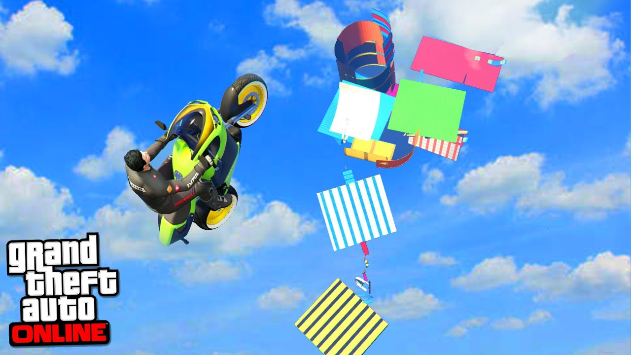 PARKOUR MI MOTO MI MARCHE - GTA 5 ONLINE