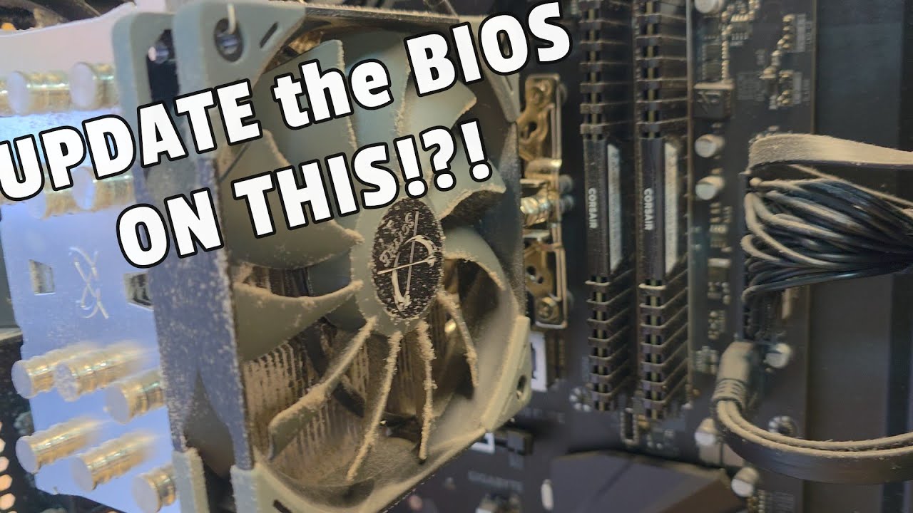 Очистка этого грязного ПК, а затем обновление BIOS