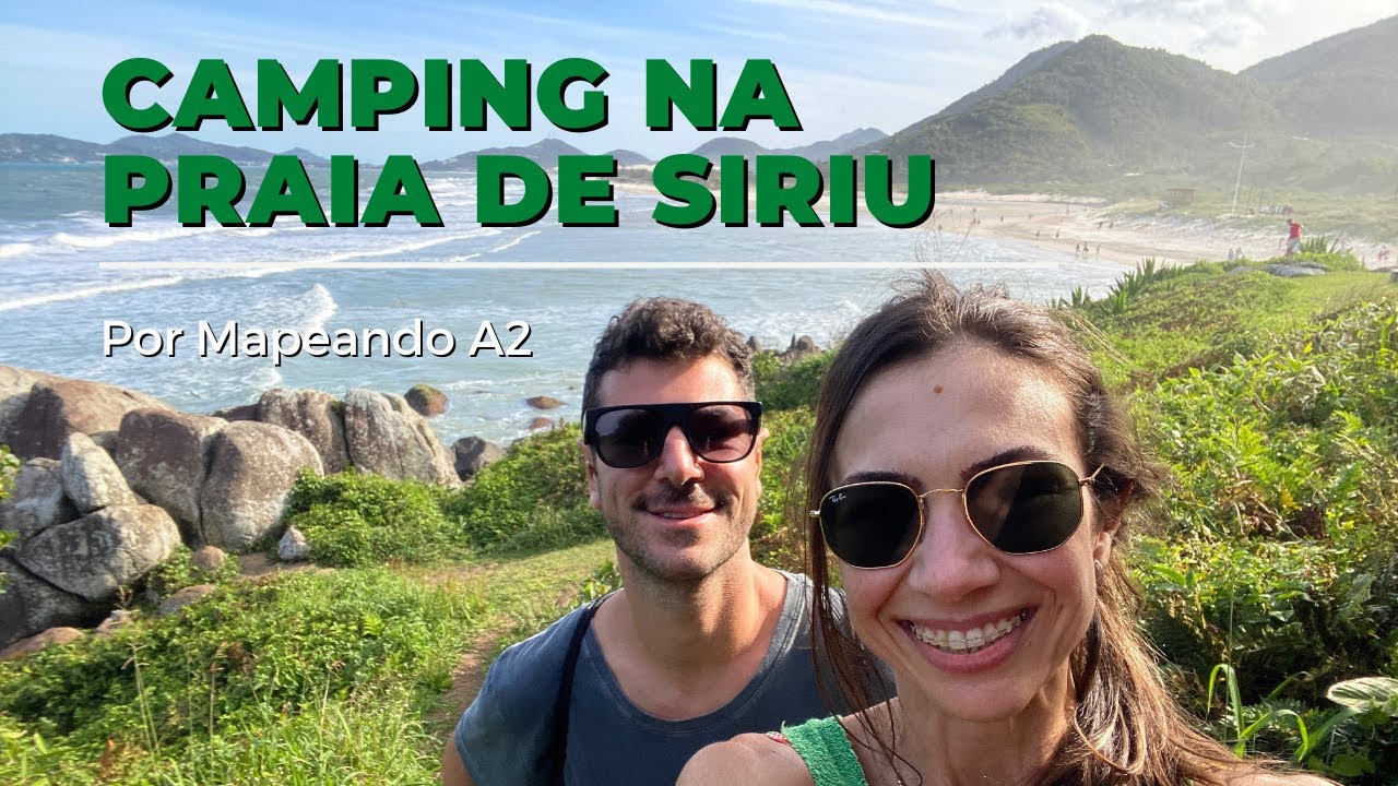 Camping na Praia do Siriu em Garopaba - SC