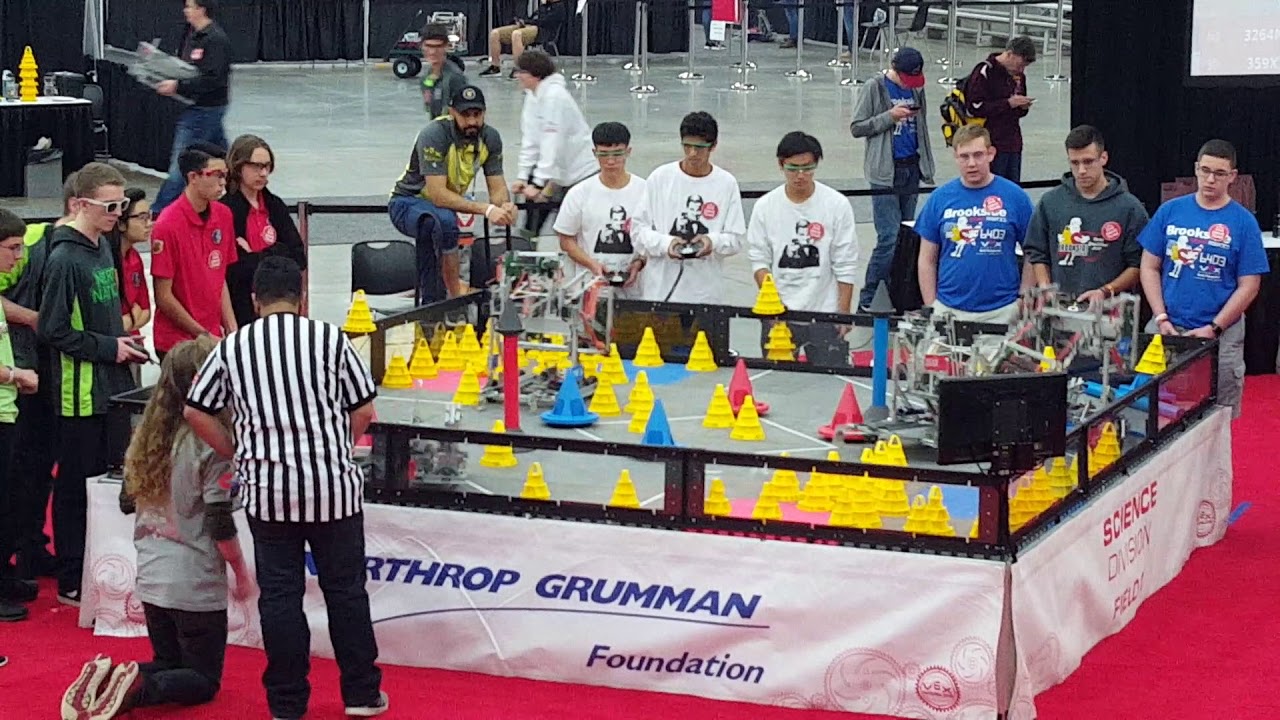 VEX In The Zone World Championship Science Division Q127 6403B 1248B vs 3264N 359X