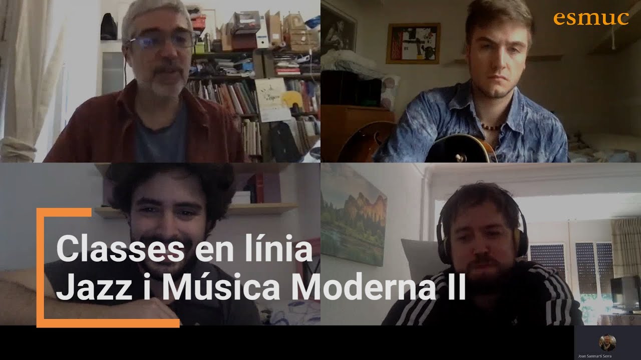 Classes en l&iacute;nia | Jazz i M&uacute;sica Moderna II | ESMUC