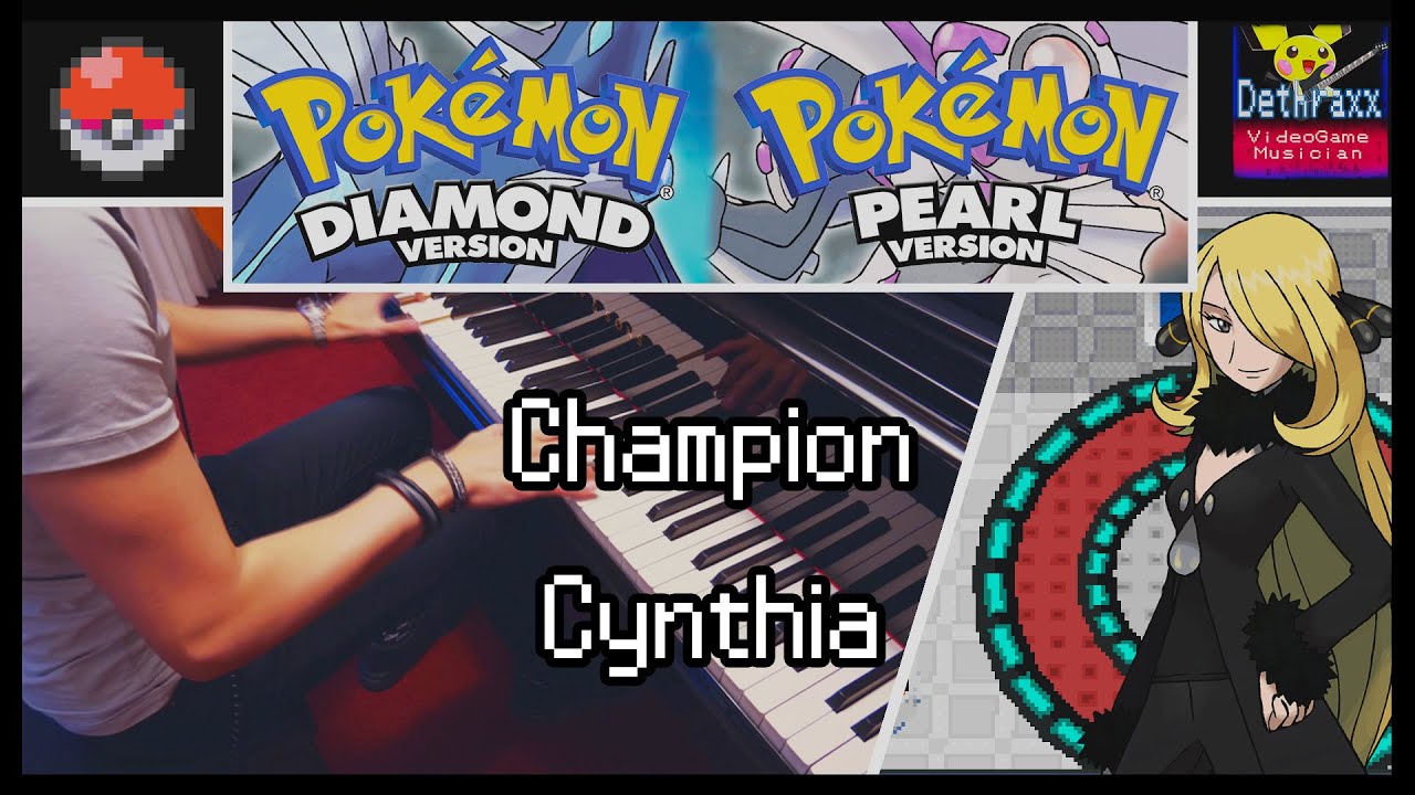 Pokémon DPPT: Approaching Champion Cynthia【シロナ BGM】| Piano VS Guitar Remix Cover by Dethraxx