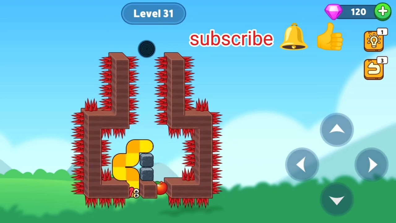 Hungry Worm 🍎🍎🍎 26 37 levels