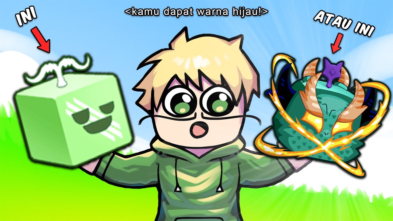BloxFruits, tapi Kekuatan Gw di Tentuin dari SATU WARNA AJA!!