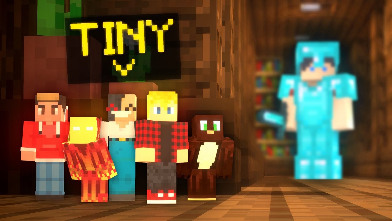 Minecraft Non Euclidean Hide and Seek с участием YOUTUBERS