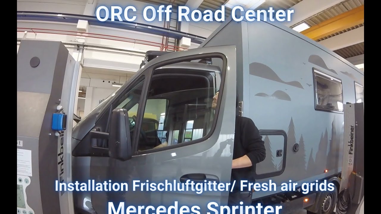 ORC Installation Frischluftgitter/Fresh air grids MERCEDES SPRINTER
