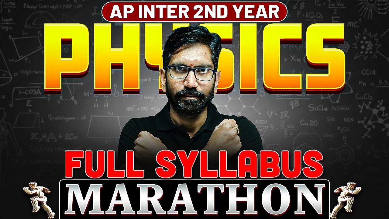 Physics Full Syllabus Marathon 🔥 | Complete Revision in One Shot | AP Inter 2nd Year | IPE 2026