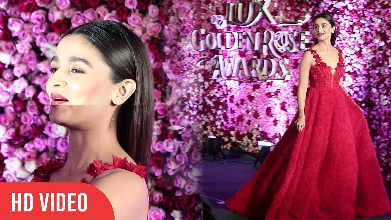 Alia Bhatt At Lux Golden Rose Awards 2017 | #LuxGoldenAwards 2017