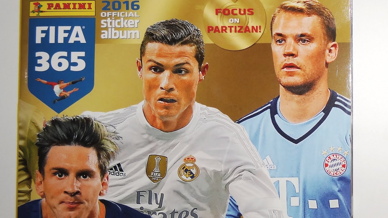 FIFA 365 Panini 2016 Official Sticker Album FULL