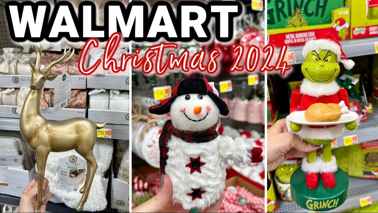 WALMART Christmas Decor FULL Walkthrough 2024 | Walmart Christmas Shop with Me 2024
